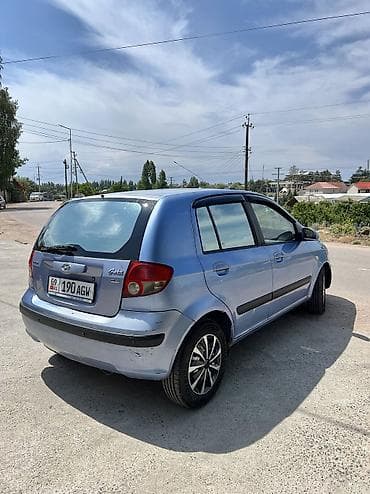 Унаа сатуу: Hyundai Getz: 2005 г., 1.3 л, Кол менен иштөөчү, Бензин, Хетчбек — 2