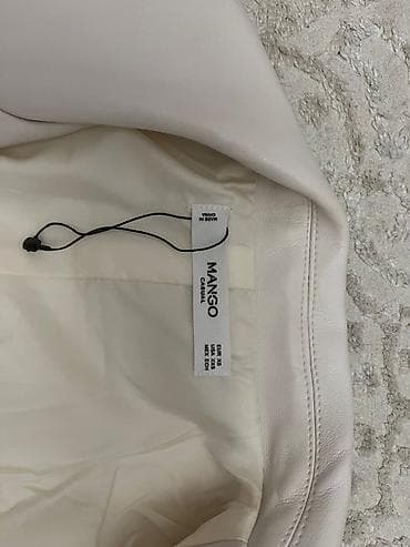 пиджак mango: Кожаная куртка, Косуха, Экокожа, XS — 2