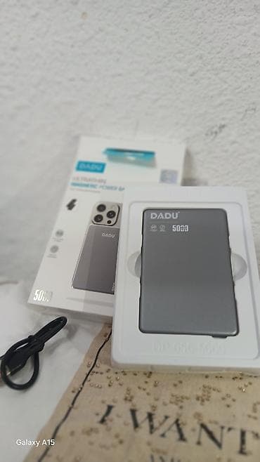 блоки питания tohkdeer: Ультратонкий магнитный power bank DADU - Тип: внешняя батарея с — 2