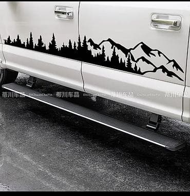 Дополнительное оборудование: Виниловые наклейки на автомобиль “Горный пейзаж” - Комплект из 2 — 1