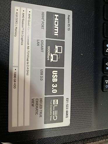 ноутбук acer aspire es 15: Ноутбук Acer Офисный, ОЗУ, RAM: 4 ГБ, Acer Aspire — 1