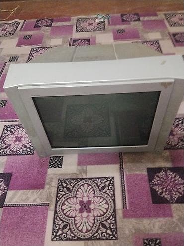 ТВ и видео: Телевизор кинескопный Thomson (Trinitron), серебристый корпус — 3