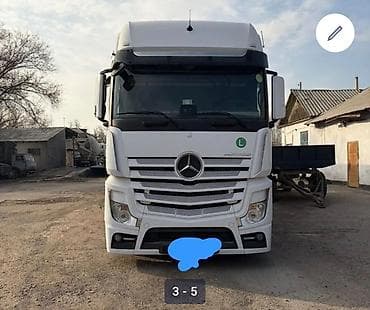 Транспорт: Тягач, Mercedes-Benz, 2016 г., Тентованный — 5