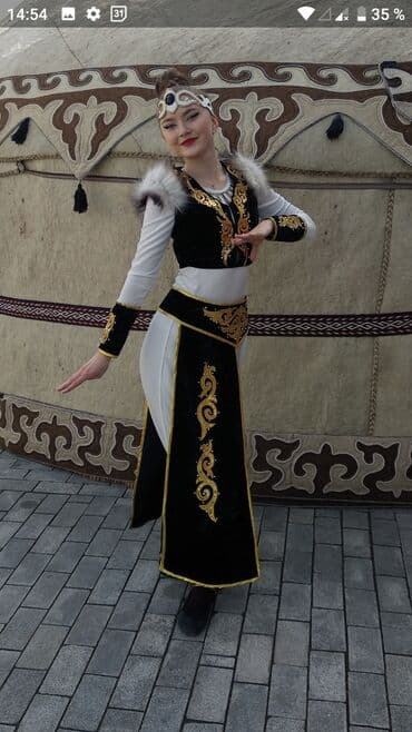 Детское платье, цвет - Белый, Б/у