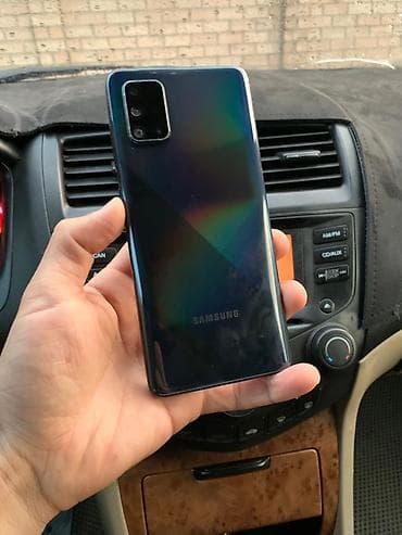тестор: Samsung Galaxy A71, Б/у, 128 ГБ, цвет - Синий, 2 SIM — 3