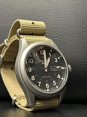 Классикалык сааттар саат, Seiko, Жапония, Суу өткөрбөөчү, Асыл нуска, Унисекс, Колдонулган