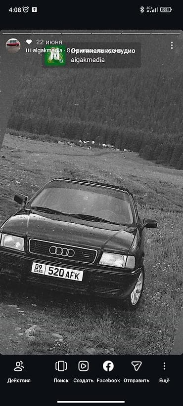 Audi 80: 1992 г., 2.8 л, Механика, Бензин, Седан