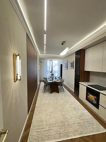 Квартиры: 2 комнаты, 86 м², Асанбай мкр Элитка, 15 этаж, Дизайнерский ремонт — 7