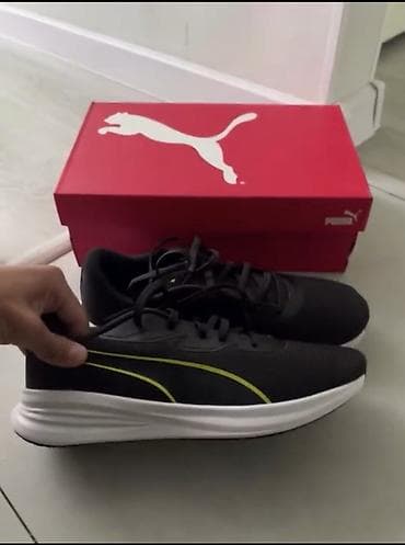 Мужские кроссовки, 42, Puma, Новый, цвет - Черный