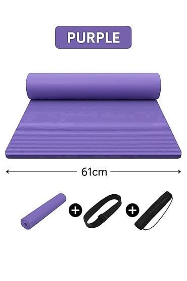Окна и комплектующие: Коврик для йоги 183×61 см + чехол в комплекте Идеально подойдёт для — 4