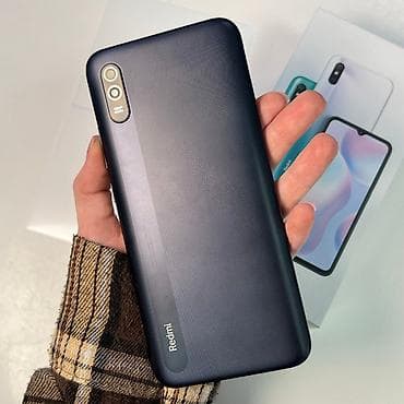Redmi, Redmi 9A, Б/у, 32 ГБ, цвет - Черный, 2 SIM