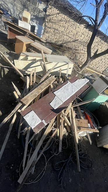 МДФ: 35 штук балки 45 штук шифер Строительный пиломатериал и остатки для — 3