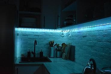 коннектор: Светодиодная подсветка для кухни (рабочая зона, цоколь, потолочный — 5