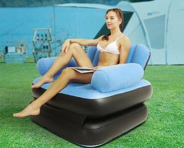 диван надувной туристический: Бесплатная доставка 🚚 Доставка по городу бесплатная Надувной — 4