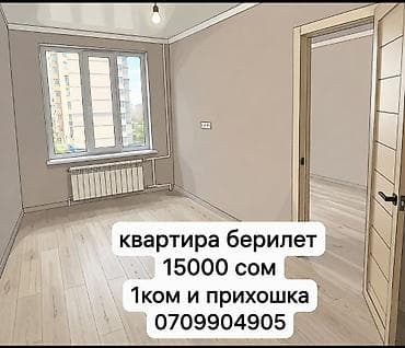 аламедин 1 с подселением: 1 комната — 1
