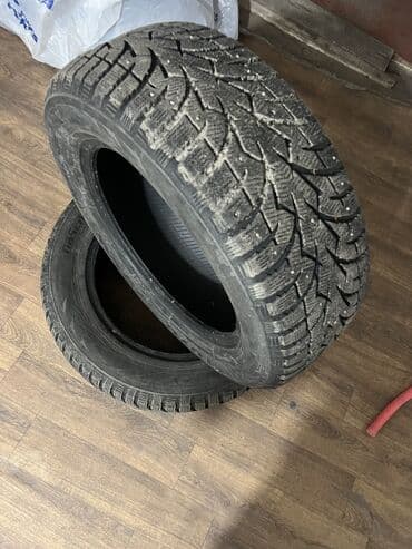 гоформ шины в бишкеке: 2-шт липучка размер 205.60.16. 2шт шипами размер 215,60.16 почти новые — 5