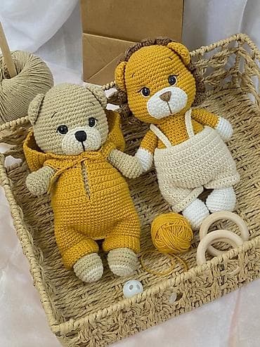 Вязаные крючком игрушки амигурами - Авторские мягкие зверушки