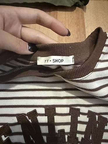 Толстовкалар: 6 вещей за 2000 Бордовый свитшот Uniqlo U - Линейка: Uniqlo U - — 9
