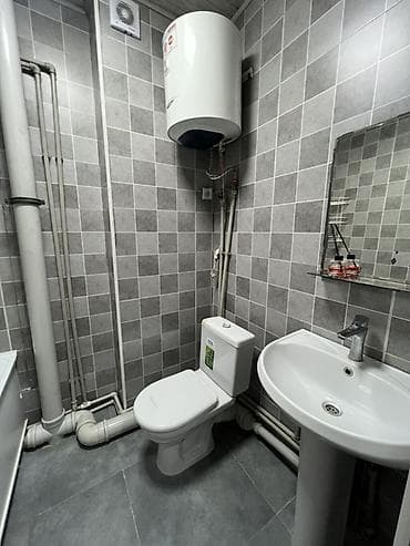квартира кара жыгач: 2 бөлмө, 80 м², Элитка, 6 кабат, Косметикалык ремонт — 10
