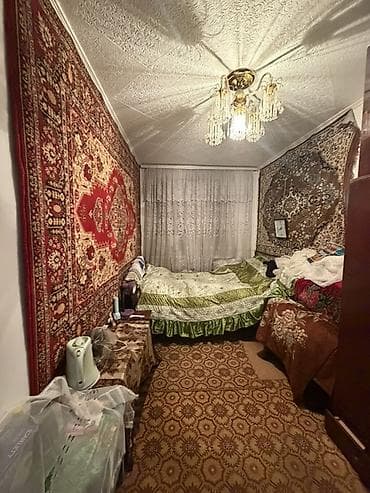 квартира киргизия 2: 2 комнаты, 42 м², Хрущевка, 1 этаж, Старый ремонт — 3