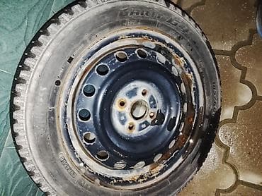 bbs 4 100: Колеса в сборе 185 / 60 / R 15, Зима, Б/у, Комплект, Железные, отверстий - 4 — 1