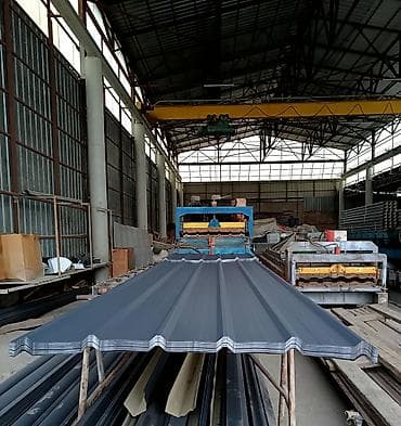 двускатный двускат: Профнастил кровельный/стеновой из оцинкованной стали с полимерным — 2