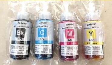 купить цветной принтер в бишкеке: Оригинальные чернила на epson — 1