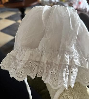 мурской шапка: Продаю НОВЫЙ чепчик с красивым розовым бантиком для девочки 5-8 — 4