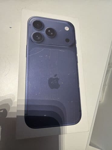 купить айфон se 1: IPhone 17 Pro, Б/у, 256 ГБ, Синий, Защитное стекло, Кабель, Коробка, 100 % — 1