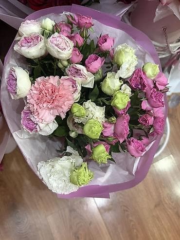 эустома: Авторские букеты от флористической студии Romantic Flowers. - Пионы и — 3