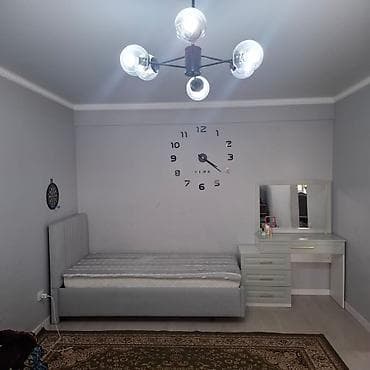 Квартиры: 1 комната, 46 м², Кок-Жар ж/м Элитка, 3 этаж, Евроремонт — 4