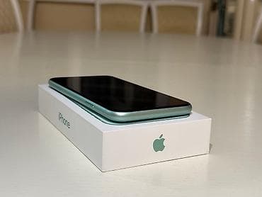 бу iphone 11: IPhone 11, Б/у, 128 ГБ, Голубой, Коробка, 72 % — 2