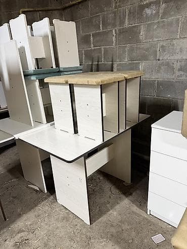 study table: Кухонный стол и стул, цвет - Серый — 5