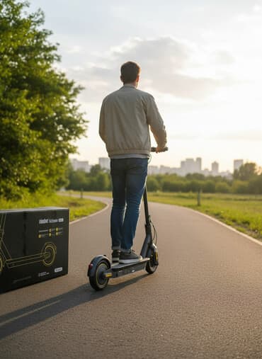 Электросамокат, Ninebot, Без рассрочки, Б/у, Самовывоз