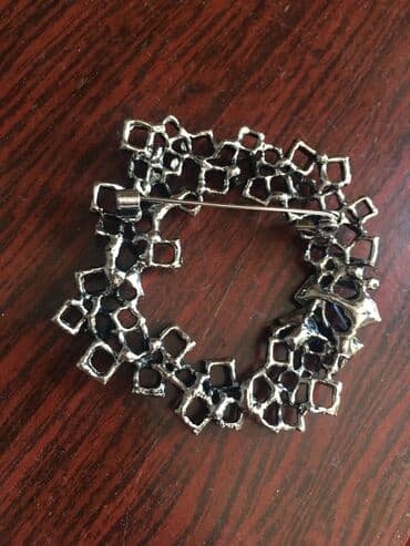 платье леопардовое: Брошь, Женские, Металл, Новый — 5