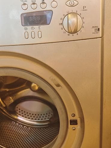 puzzi 81: Стиральная машина Indesit WIE127XS (фронтальная загрузка),б/у,рабочая — 2