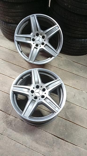 dewoo damas: Литые Диски R 18 AMG, Комплект, отверстий - 5, Б/у — 1