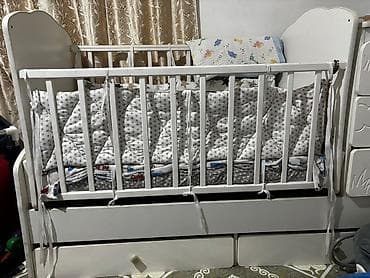 Ширмы, перегородки: Детская кровать трансформер, Б/у, Другой тип, цвет - Белый — 1