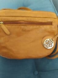 сумка клатч б у: Шикарная сумочка кроссбоди,отличная мягкая кожа, цвет коньякразмер — 23