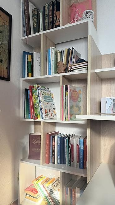 Мебель: Книжная полка, ЛДСП, Напольная — 2