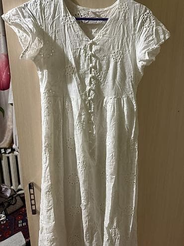 спец одежда бу: Летний комплект одежды 1) Белое хлопковое платье: - Длина миди - — 1
