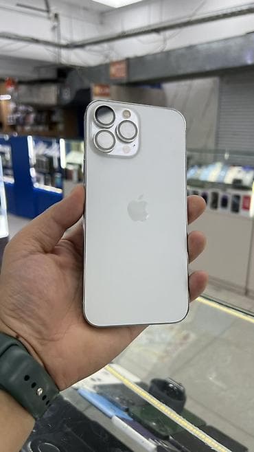 hyper x cloud: IPhone 13 Pro Max, Б/у, 128 ГБ, Белый, Защитное стекло, Чехол, 87 % — 1