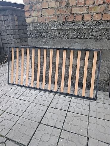 Основание для кровати с ламелями - Жесткая металлическая рама
