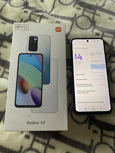 продаю редми 10: Redmi, Redmi 10, Б/у, 64 ГБ, цвет - Белый, 2 SIM — 8