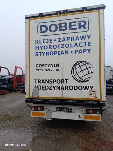 купить фуру с прицепом бу: Тягач, Krone, 2016 г., Тентованный — 2