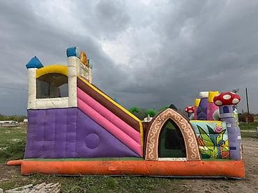 Игровые комплексы: Надувной детский игровой комплекс «Замок» - Яркий тематический — 3