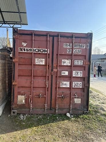 палеты деревянные: Морской контейнер 20 футов (примерно 6 м × 2,44 м × 2,59 м) — 5