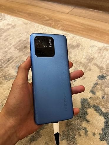 Redmi, Redmi 10C, Б/у, 128 ГБ, цвет - Синий, 2 SIM