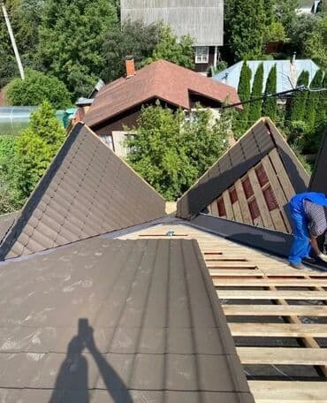 установка крыш: Кровля крыши | Монтаж, Для прогревания, Гидроизоляция Больше 6 лет опыта — 11