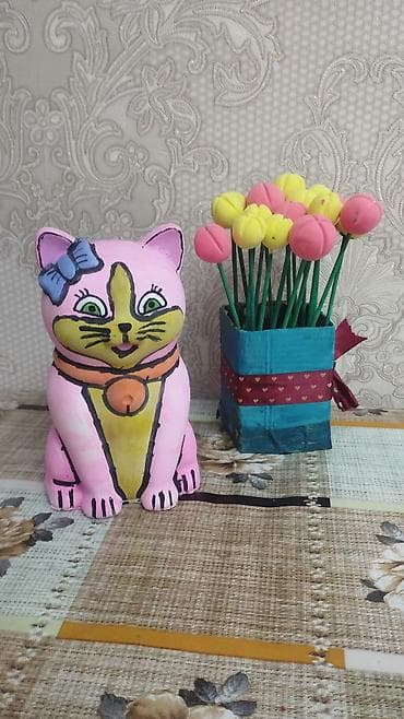 LED гирляндалар: Гипсовые фигурки для росписи - Набор заготовок из белого гипса — 3